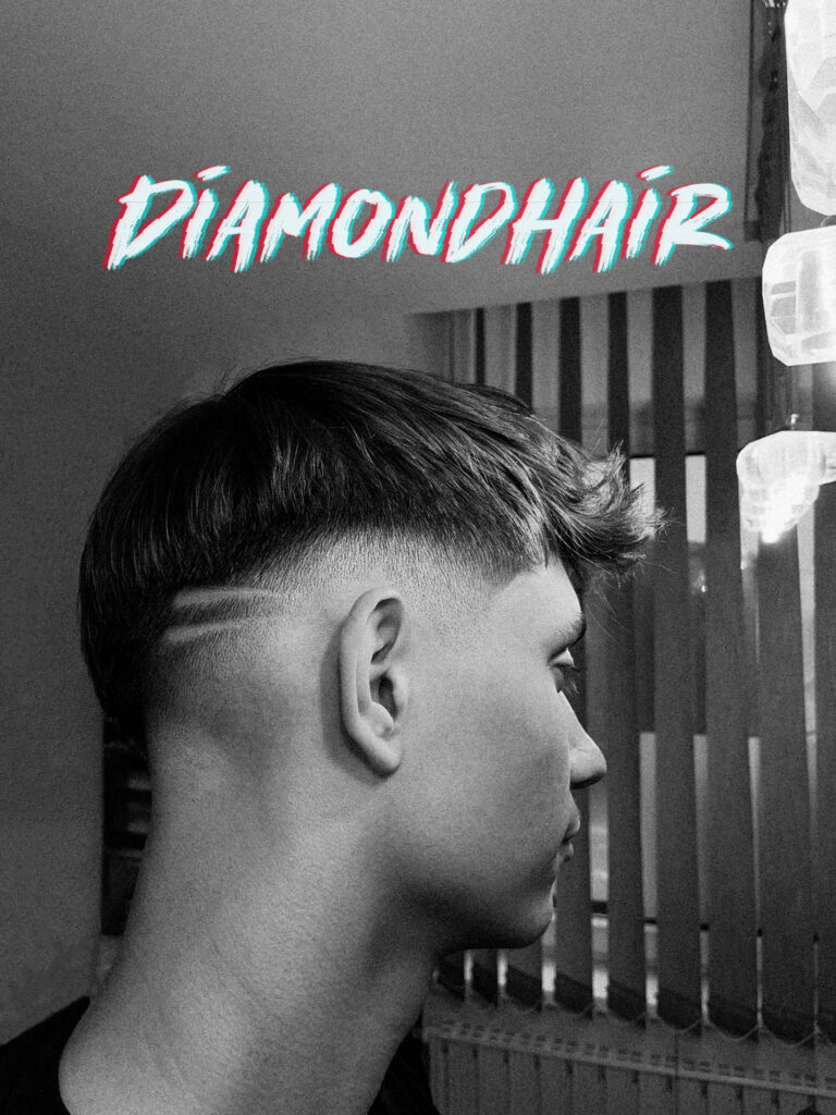 Modern férfi hajvágás a Diamond Hair szalonból
